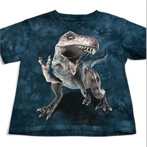 2014 The Mountain Blue Dinosaur Reptile Tee